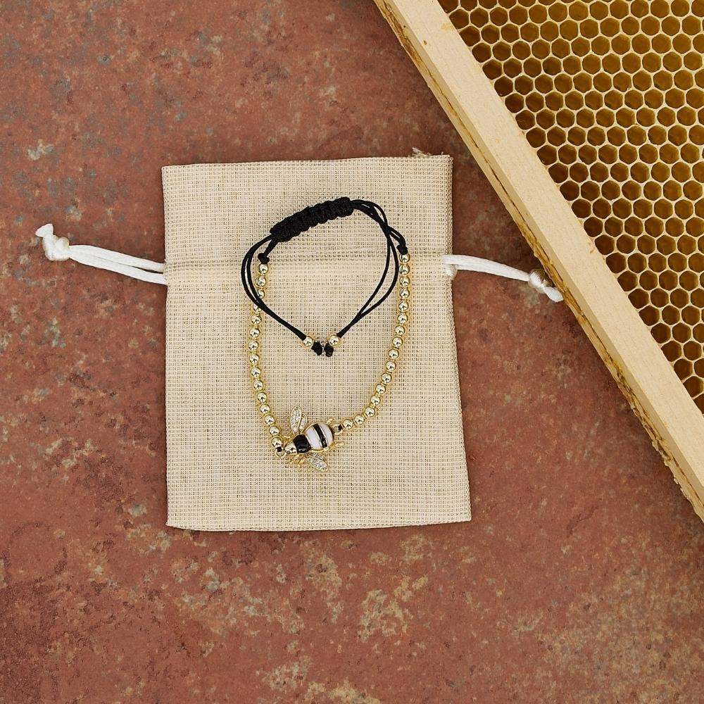 Bracciale ape oro