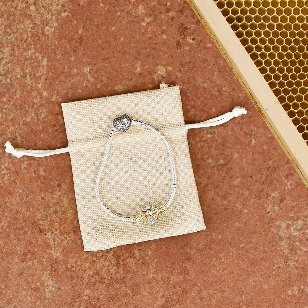 Bracciale argento ape