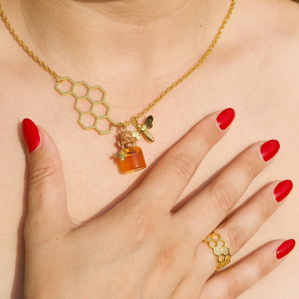 Collana vasetto di miele