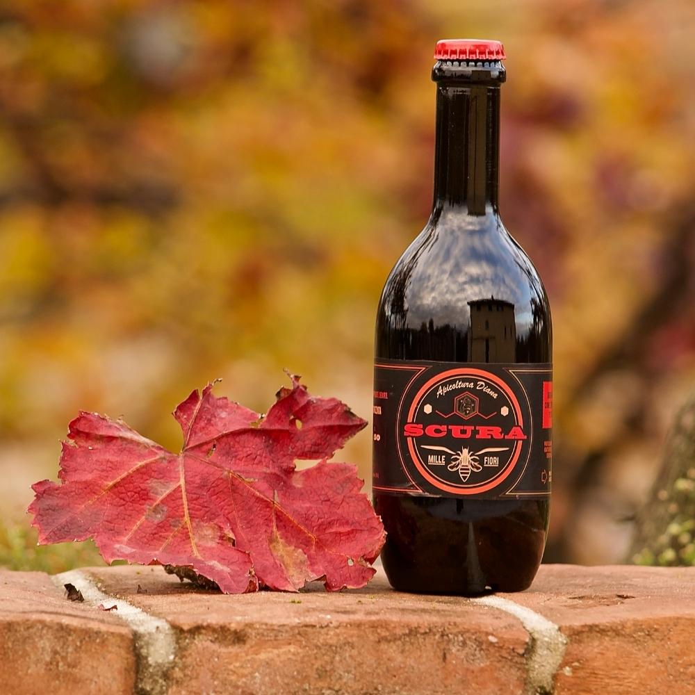 Birra scura al miele Millefiori - Apicoltura Diana