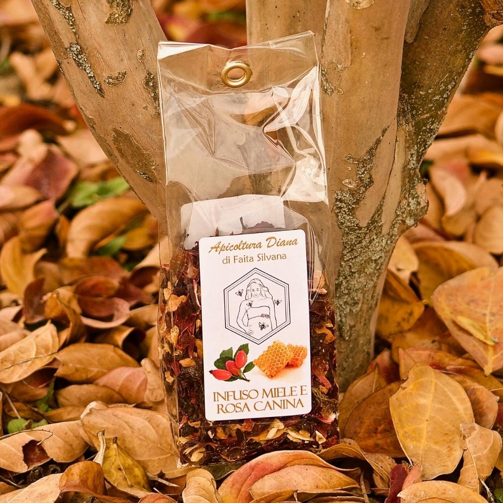 Infuso miele e rosa canina - Apicoltura Diana